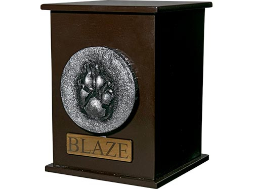 CUBO CON HUELLA DE RESINA